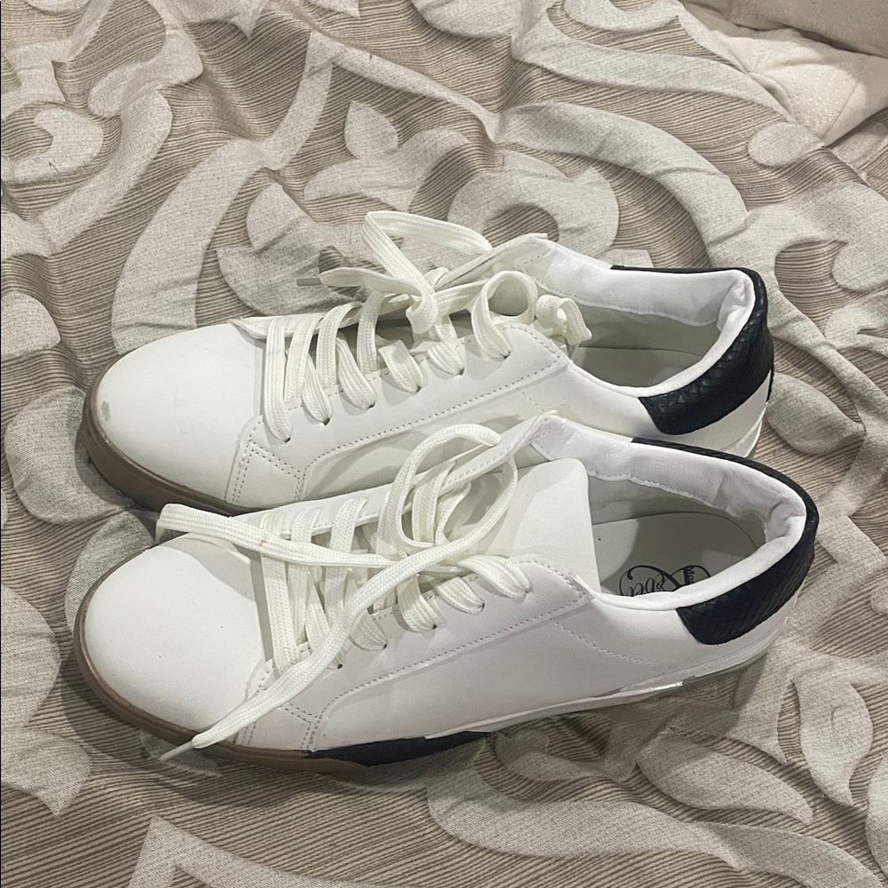 White and Black Sneakers